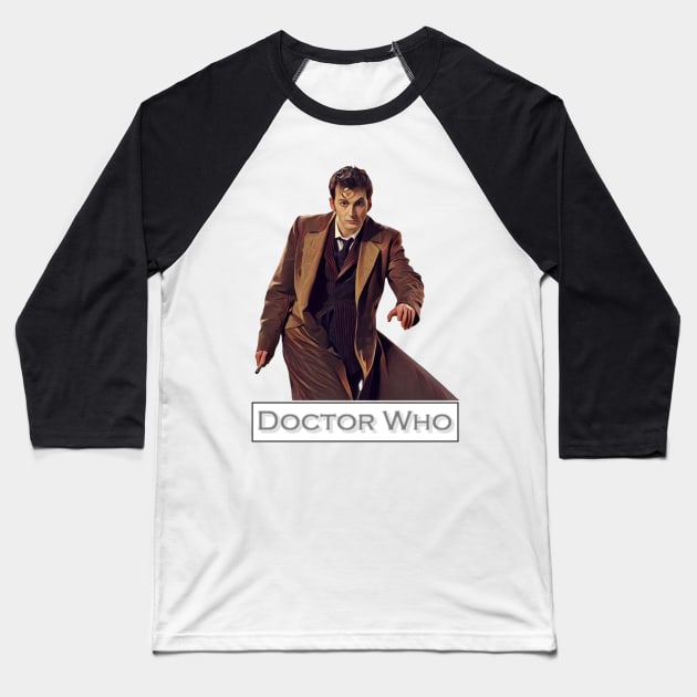 Doctor Who Baseball T-Shirt by TheisDeschain